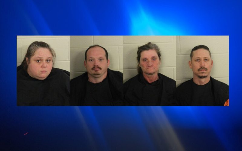 Four arrested on child cruelty charges after 7 children found living in horrible conditions in Floyd County