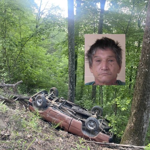 LaFayette man arrested for DUI after crashing truck off Pigeon Mountain in Walker County