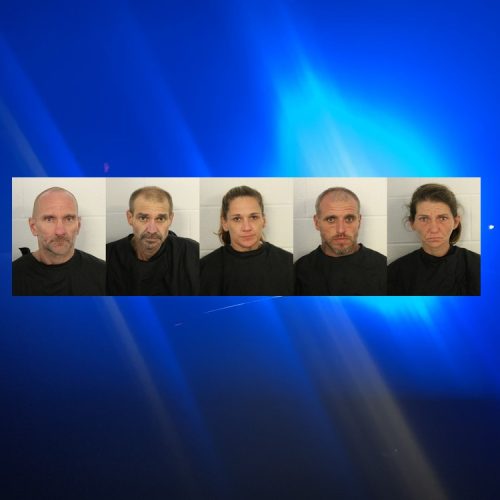 Five arrested after burglarizing house stealing power in Floyd County