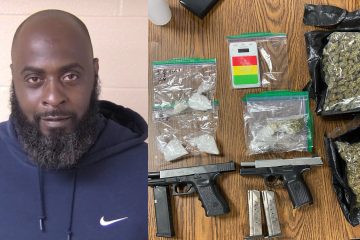 Convicted felon on probation found with guns and drugs during search warrant in Flintstone